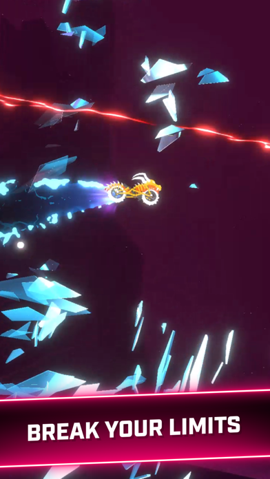 Captura de Tela do Jogo Rider Worlds - Neon Bike Races