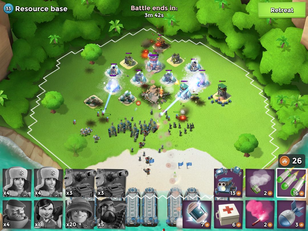 Boom Beach screenshot game