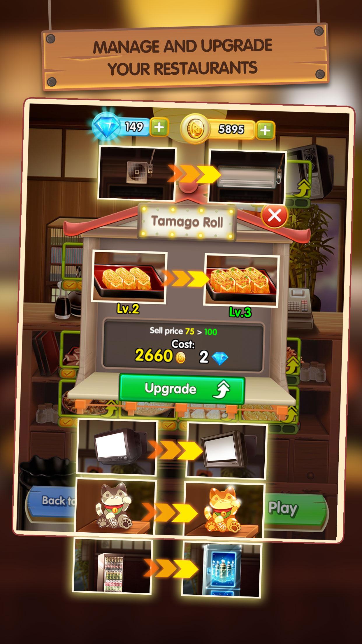 Japan Food Chain Game Screenshot