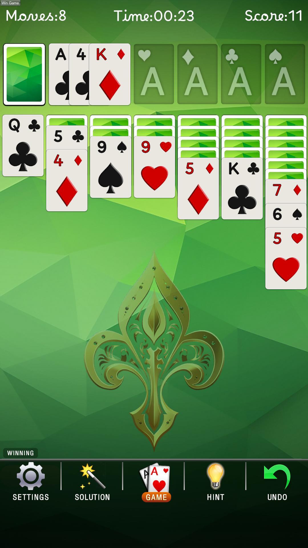 Screenshot 1 of Solace Solitaire 0.27