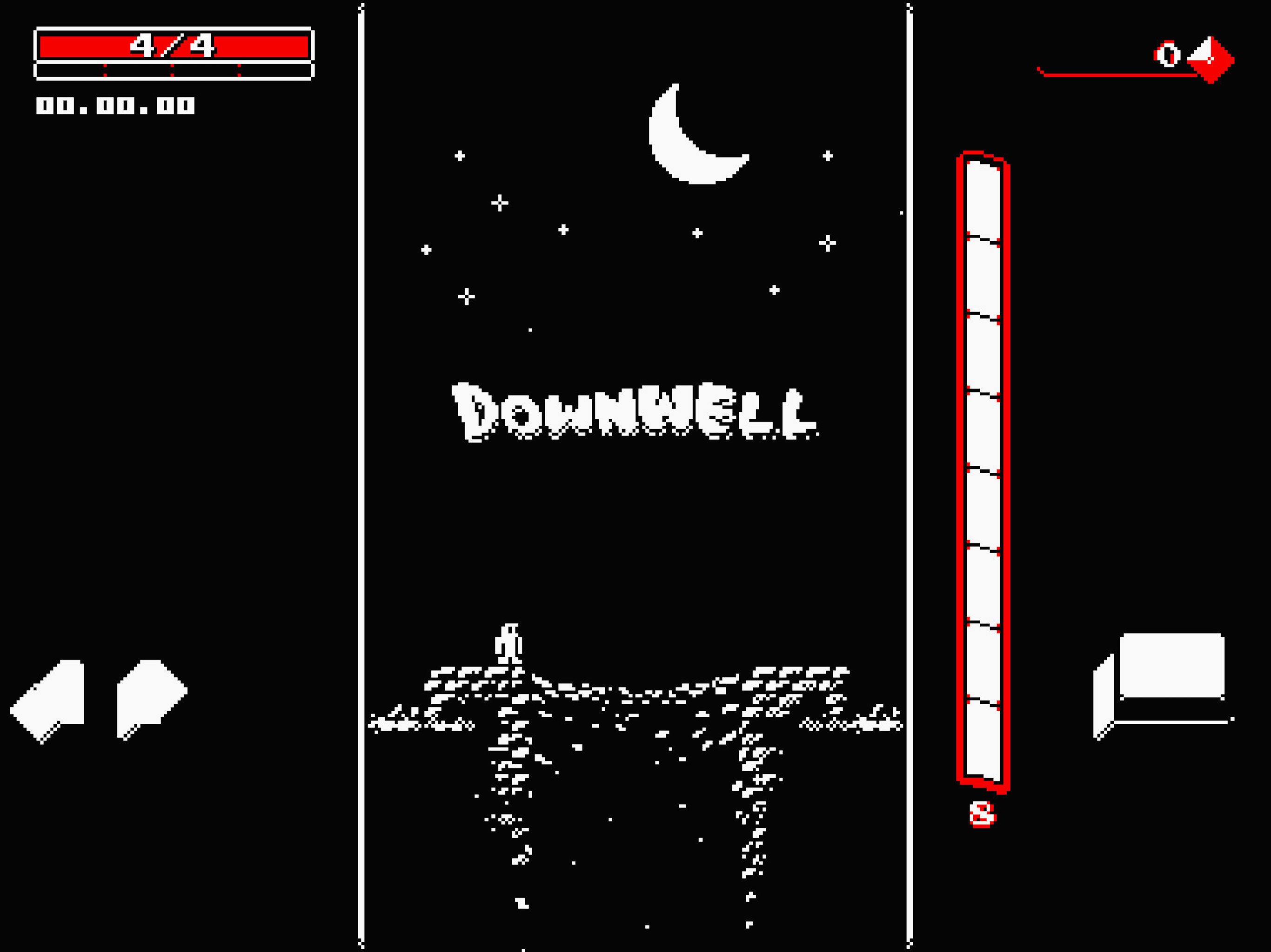 Downwell Game Screenshot
