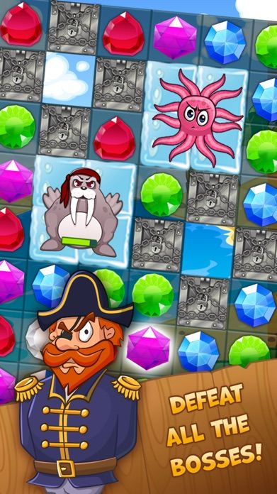 Pirates Treasures - 休闲消除手游 screenshot game