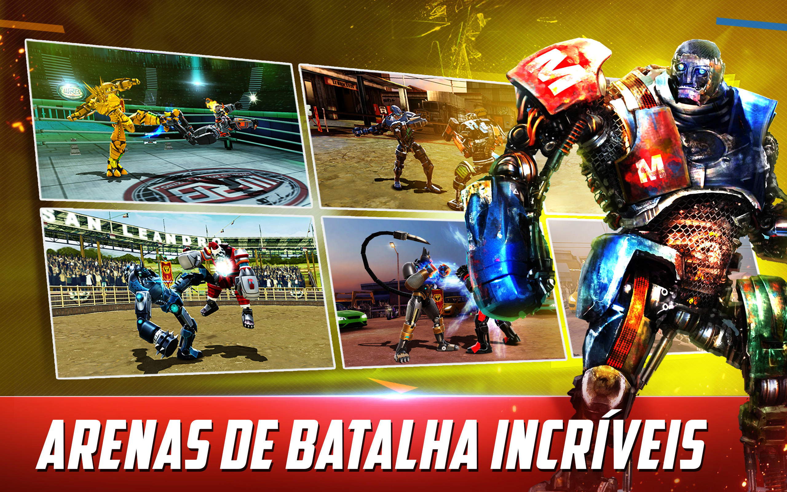 Captura de Tela do Jogo Real Steel World Robot Boxing