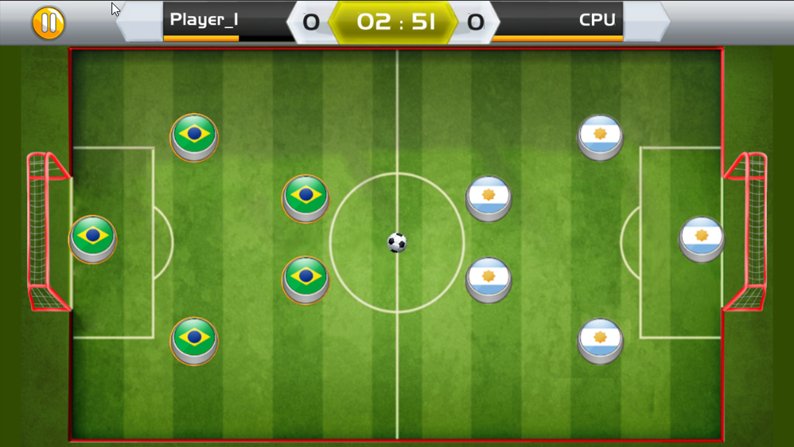 Captura de Tela do Jogo Player Soccer World Football