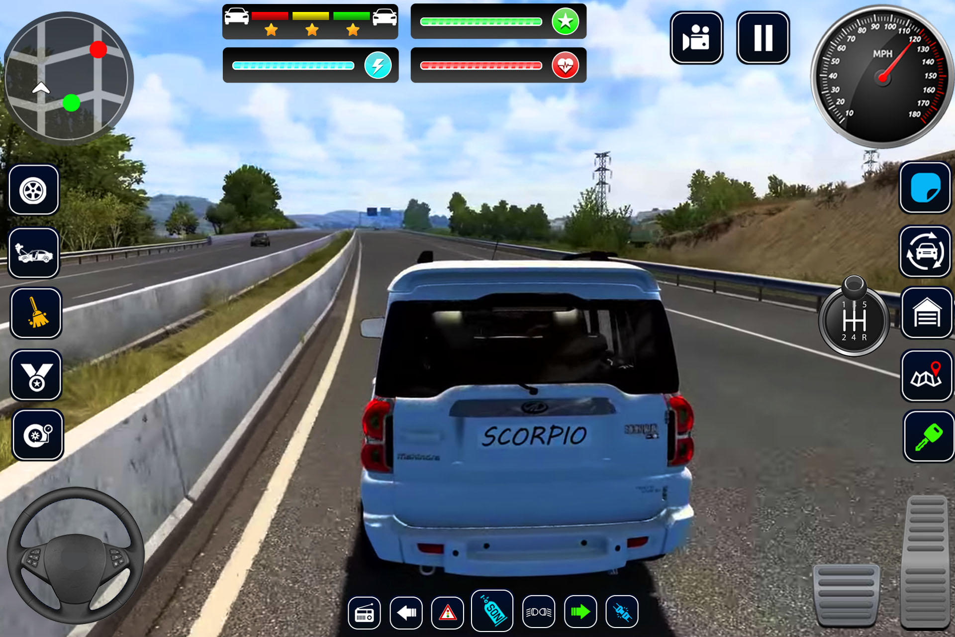 Captura de Tela do Jogo Car Driving School Car Sim 3D