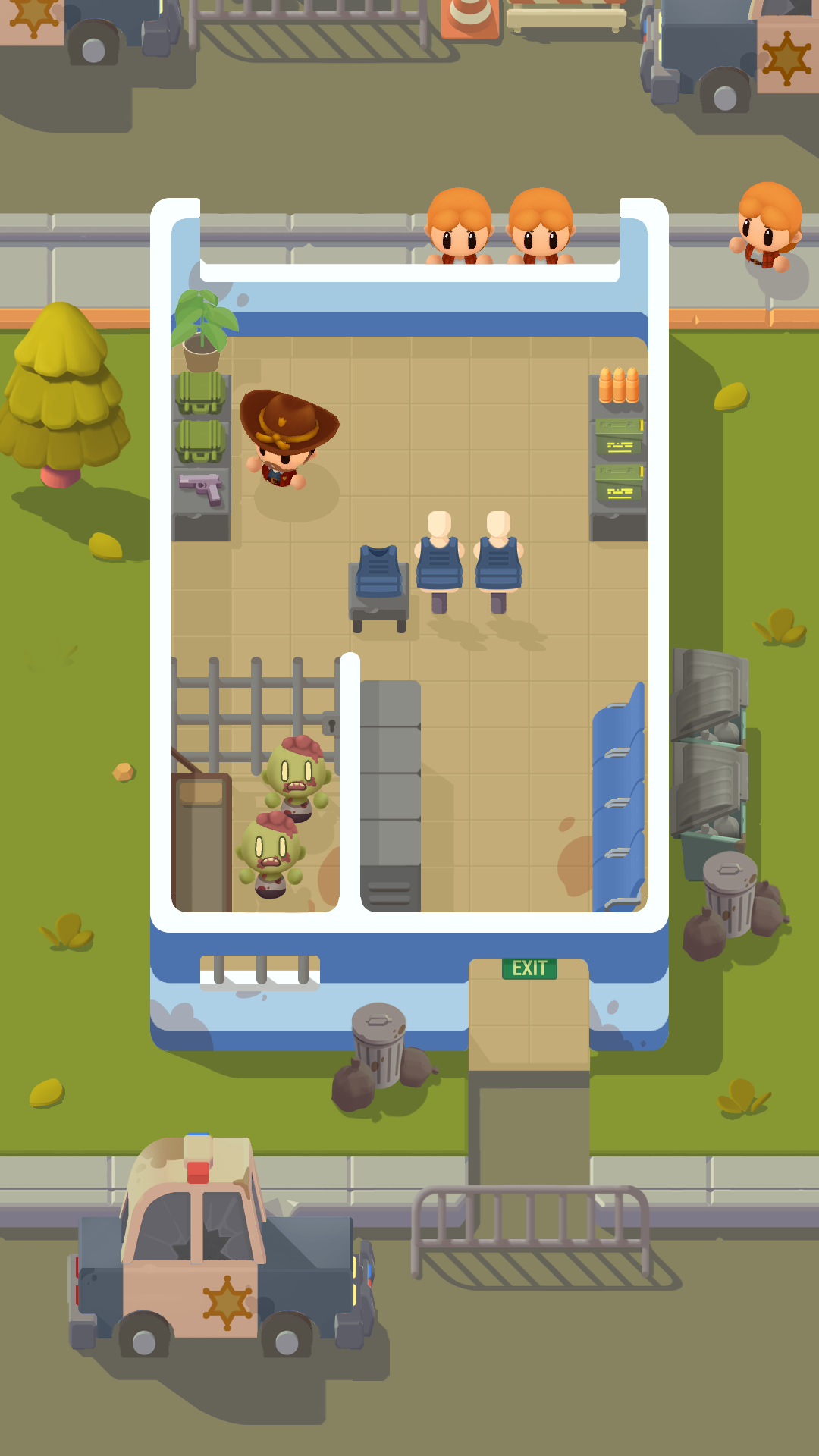 Idle Zombie: Survival Tycoon Game Screenshot