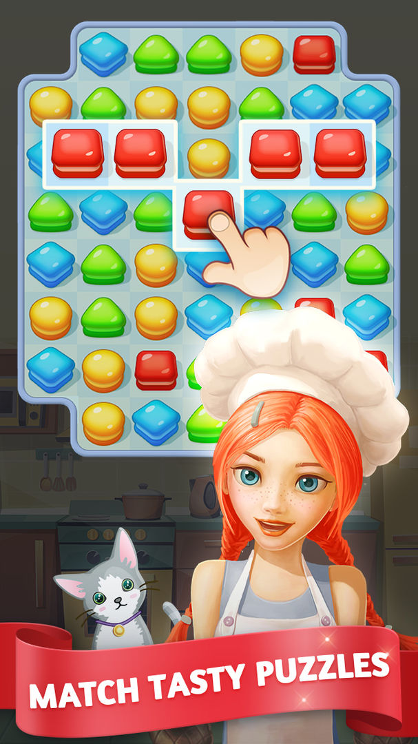 Cake Cooking POP : Match3 ภาพหน้าจอเกม