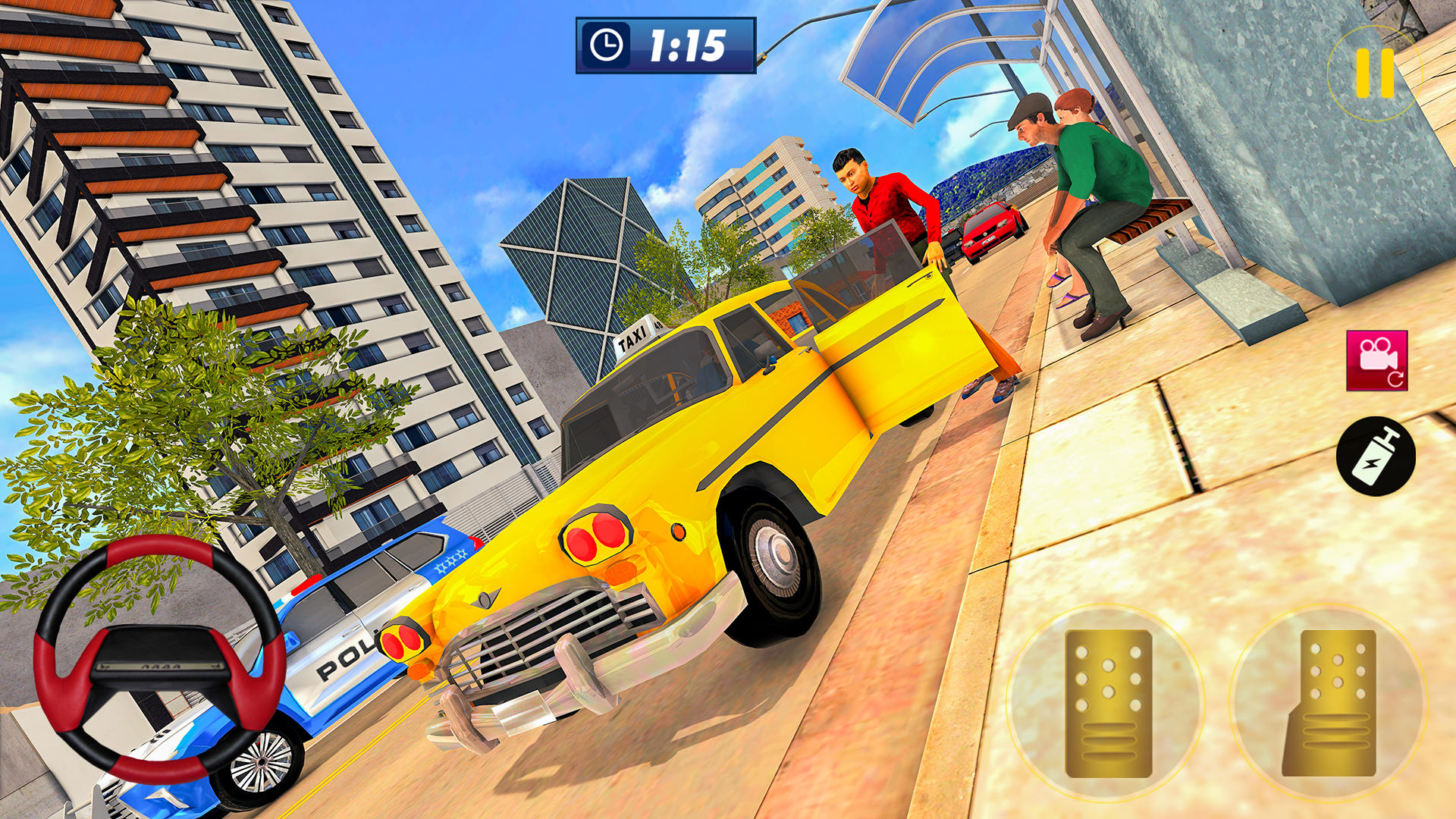 City Taxi Driving Evolution 3D Game Screenshot