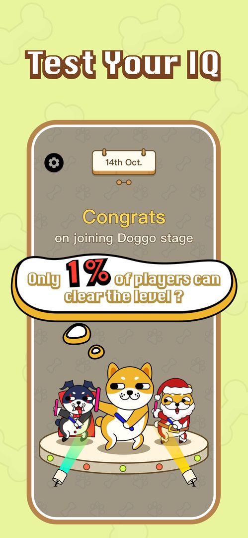 Doggo Go - Meme, Match 3 Tiles ภาพหน้าจอเกม