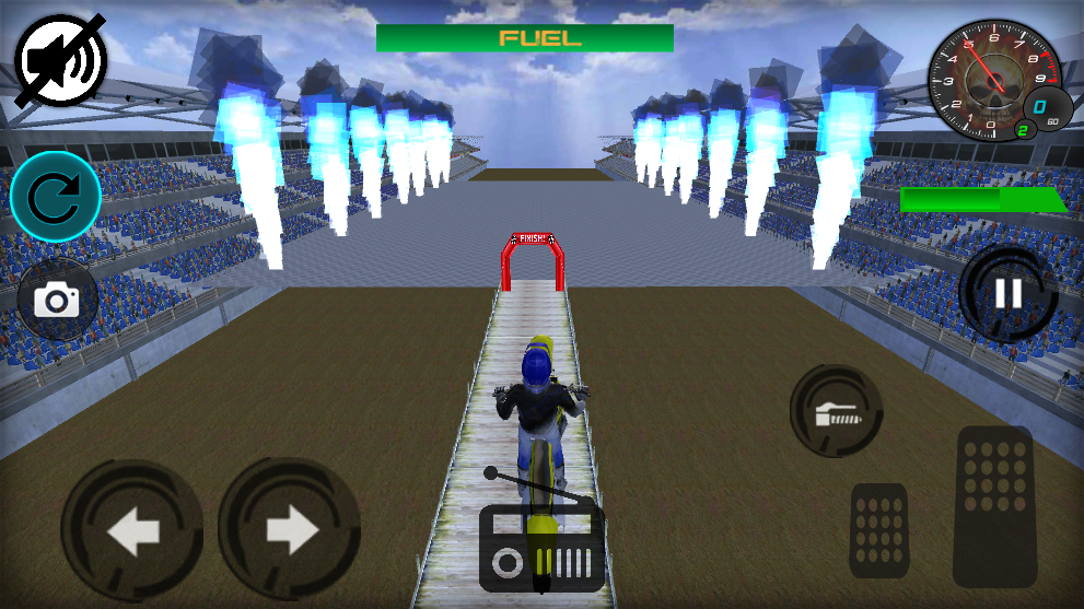 Bike Stunt Simulation 3D Game Screenshot