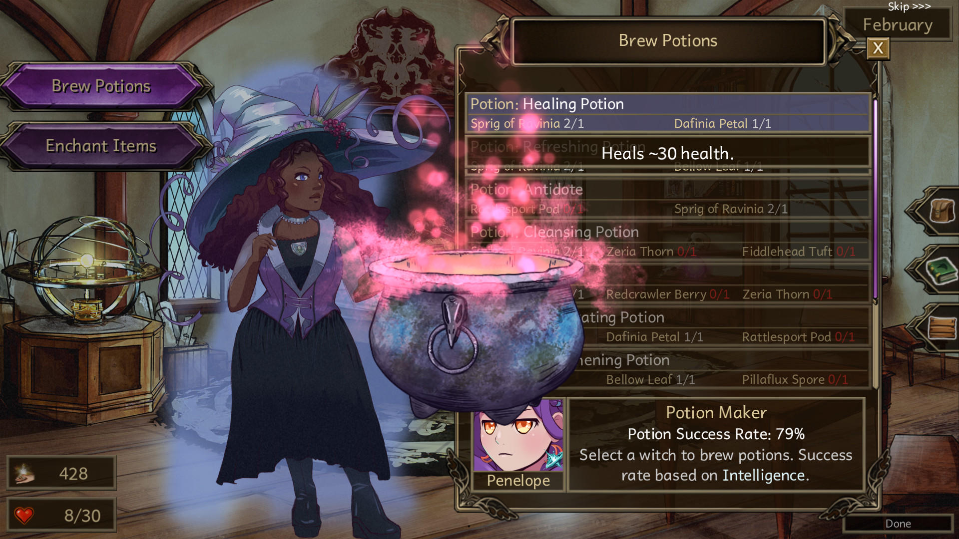 Stardander School for Witches screenshot game