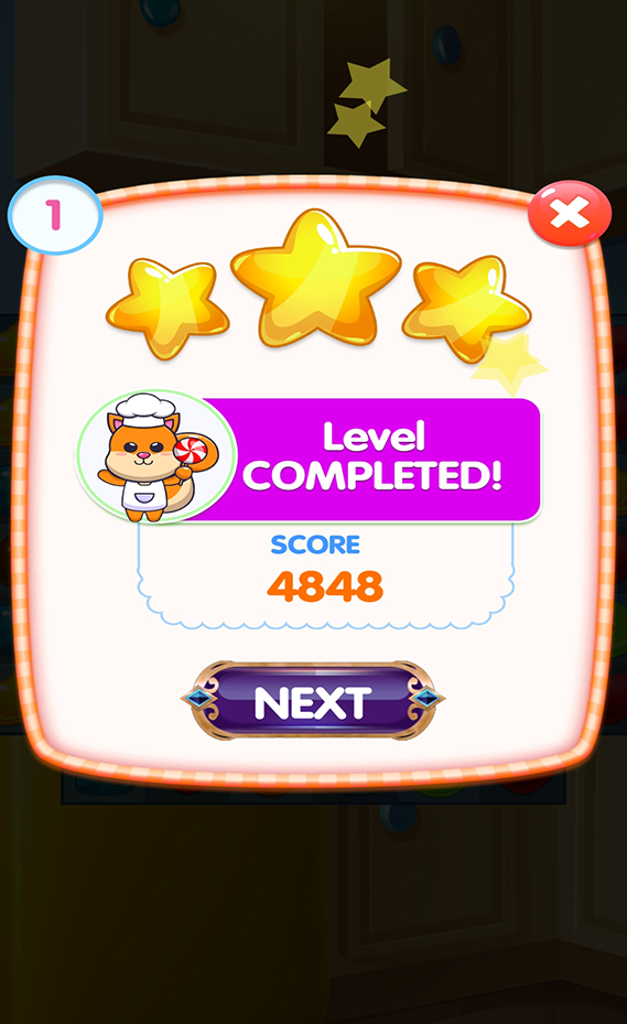 Candy Mania Match Game Screenshot