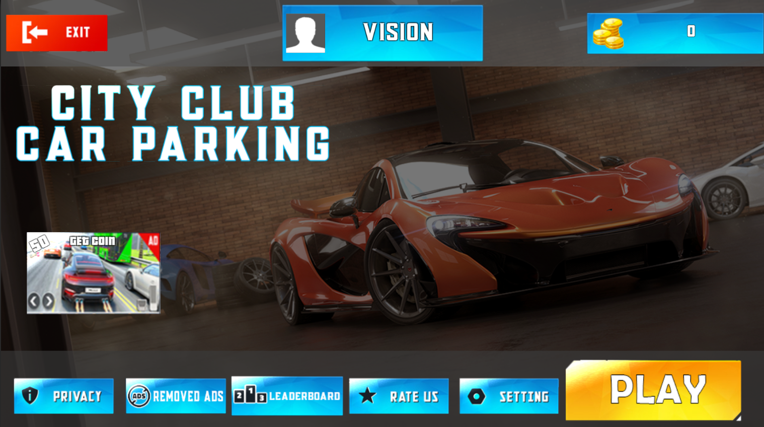 City Club Car Parking Game Screenshot