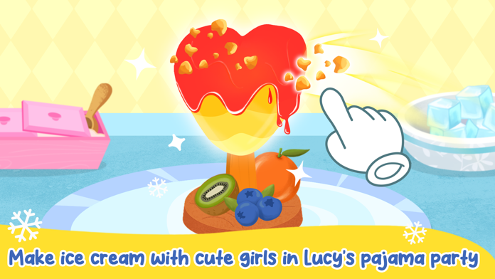 Скриншот игры Lucy's Pajama Party: Sleepover