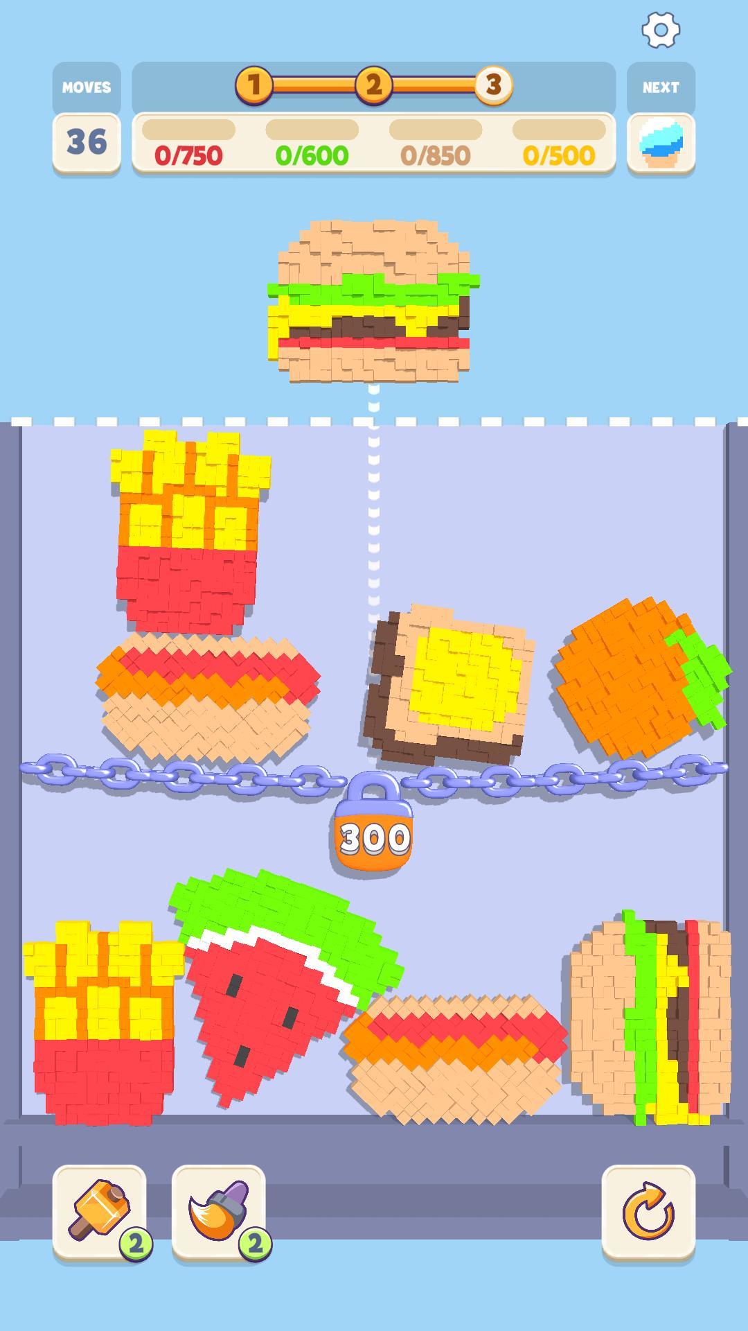 Pixels Blast Game Screenshot