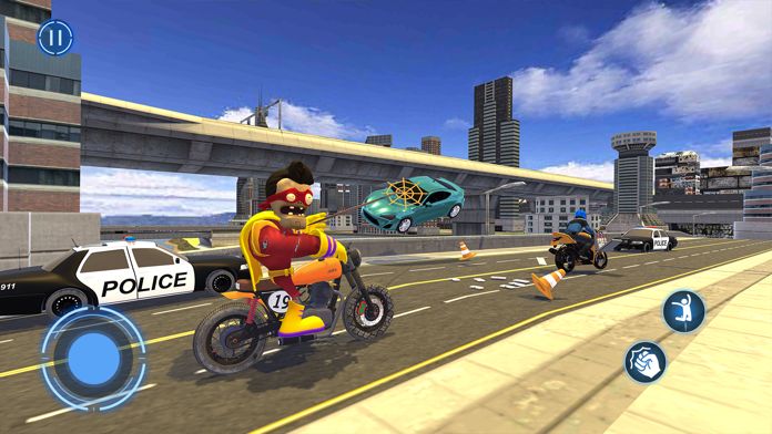 Скриншот игры Zombie Man: Rope Hero