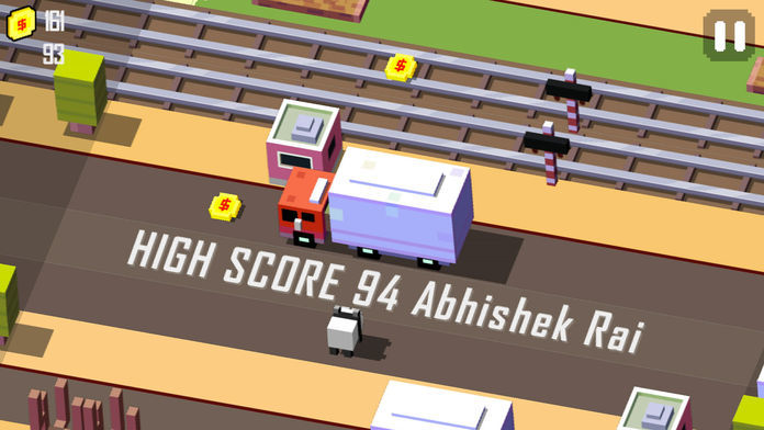Screenshot of Road Cross Endless
