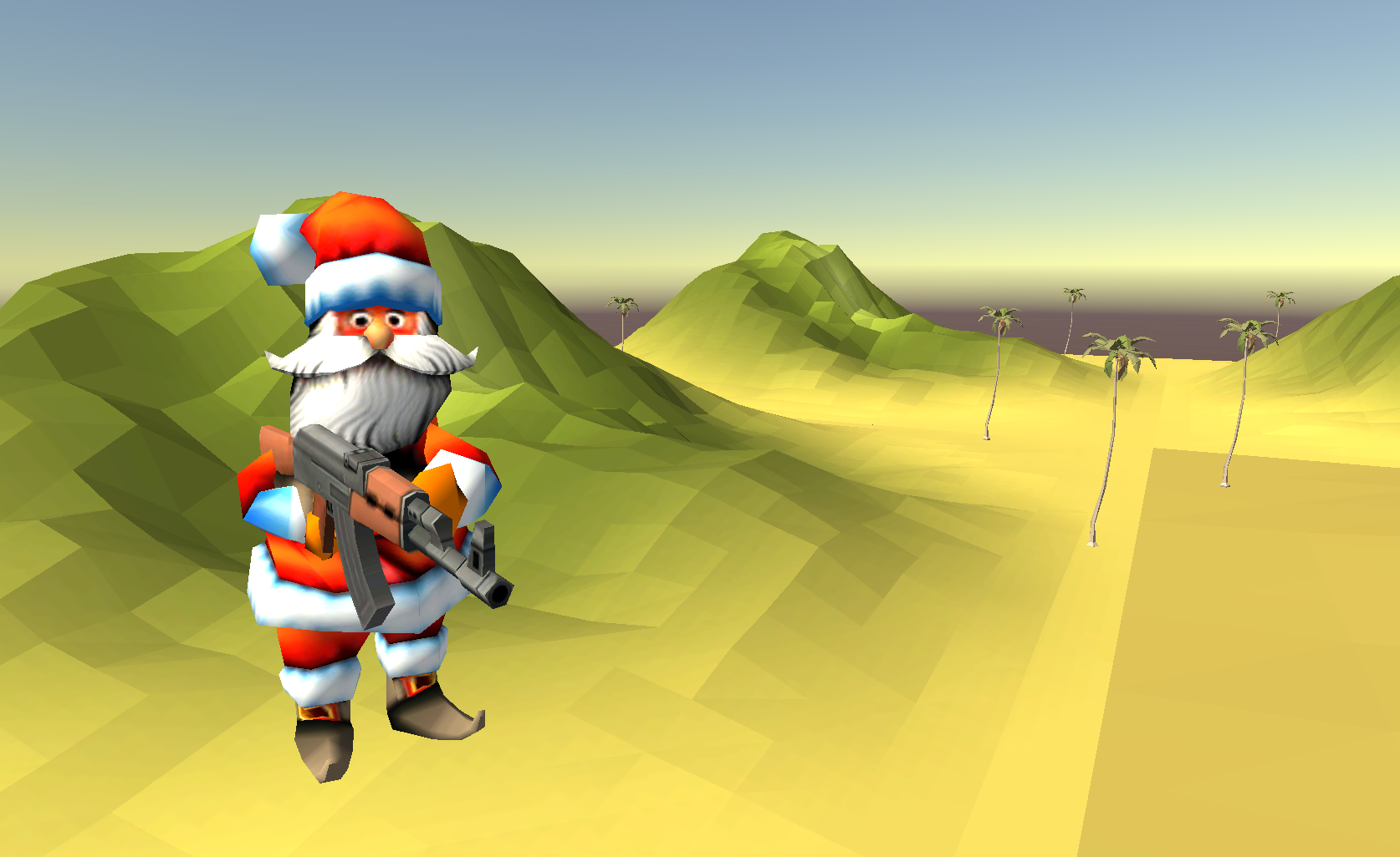 DudeSantaWars Game Screenshot