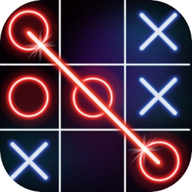 Tic Tac Toe glow - Free Puzzle Game for Android - Download the APK