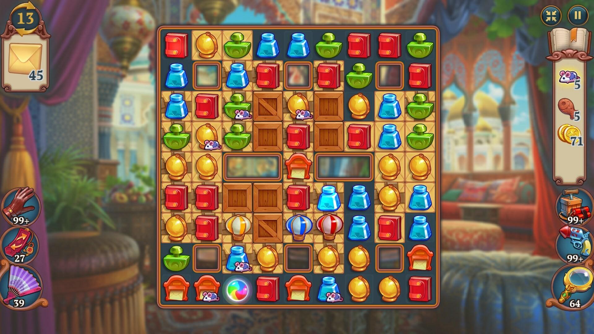 Sherlock: Hidden Object & Match-3 Mystery ภาพหน้าจอเกม