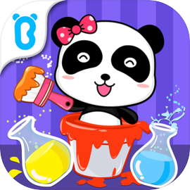 Baby Panda's Color Mixing
