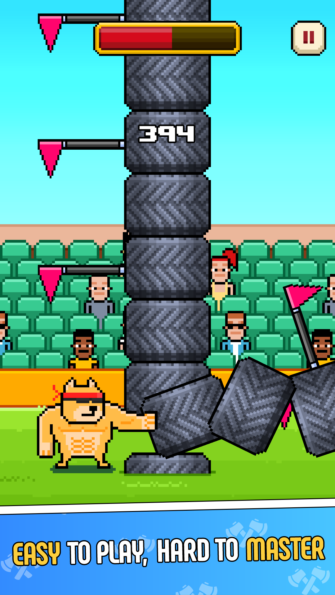 Timberman 게임 스크린샷