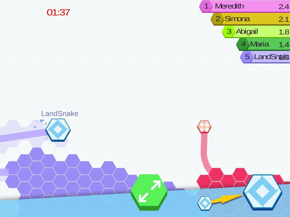 Land Snake.io Game Screenshot