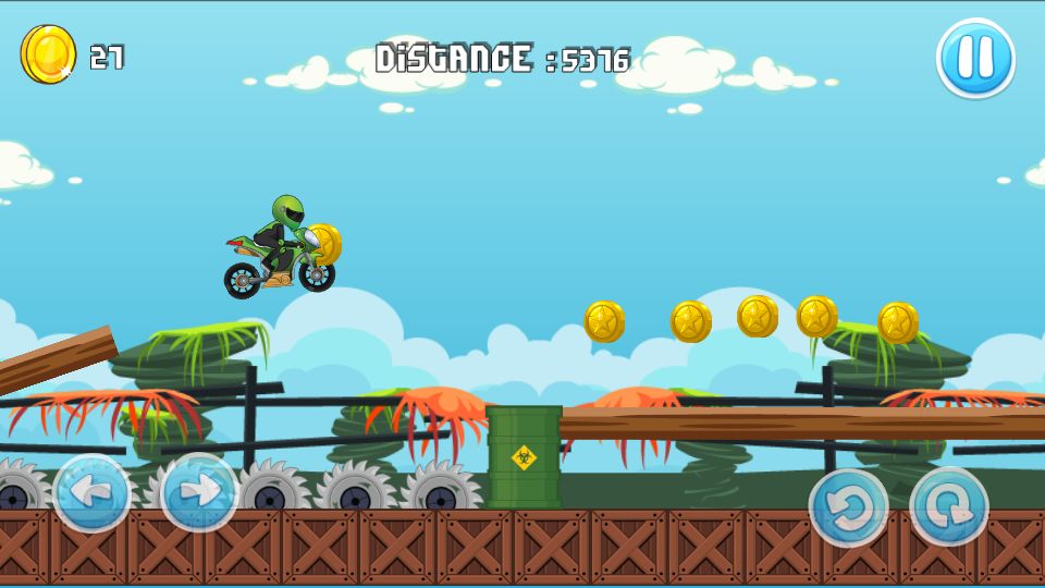 Screenshot of Motocycle Road 2D