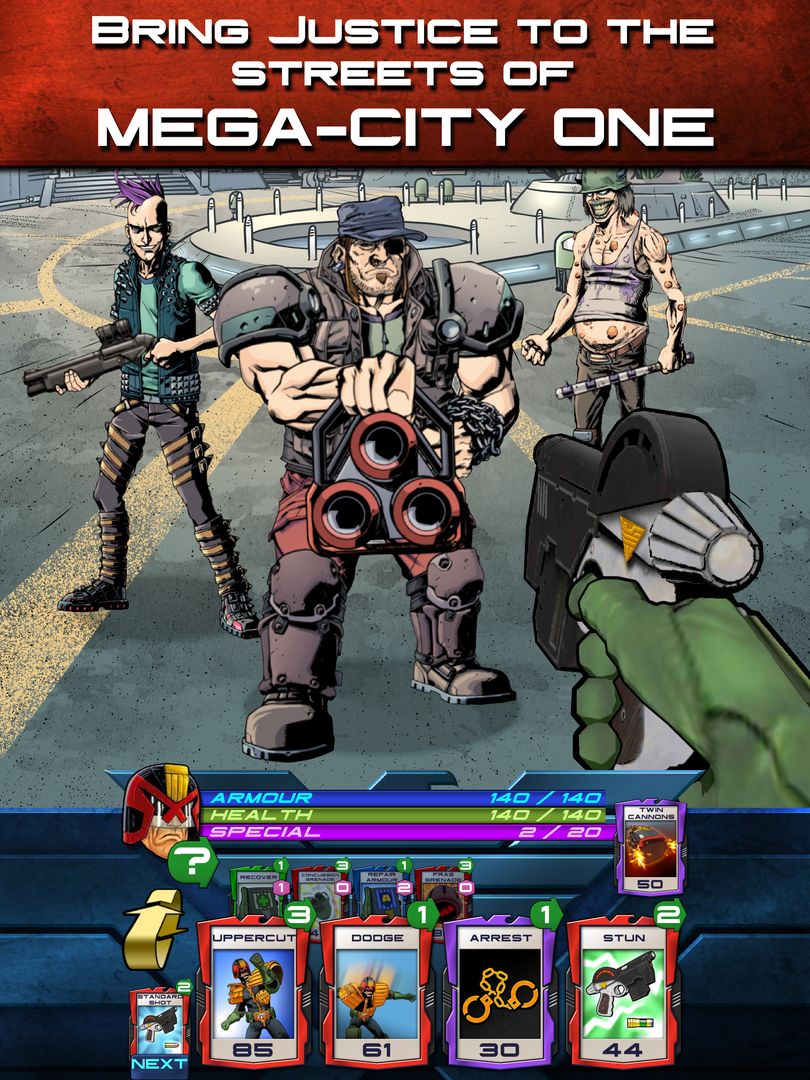 Judge Dredd: Crime Files screenshot game