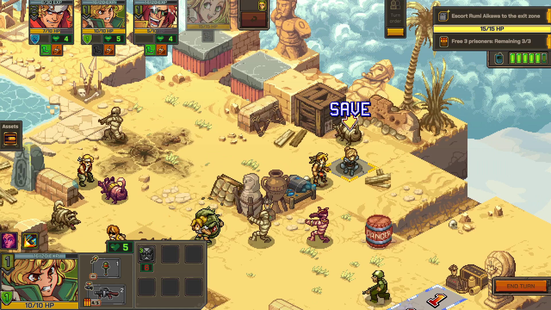 Metal Slug Tactics screenshot game
