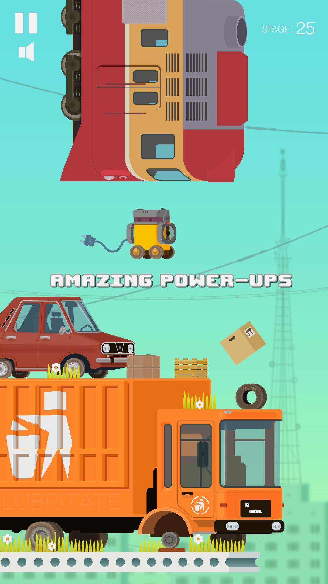 Glassfall. The arcade game Game Screenshot