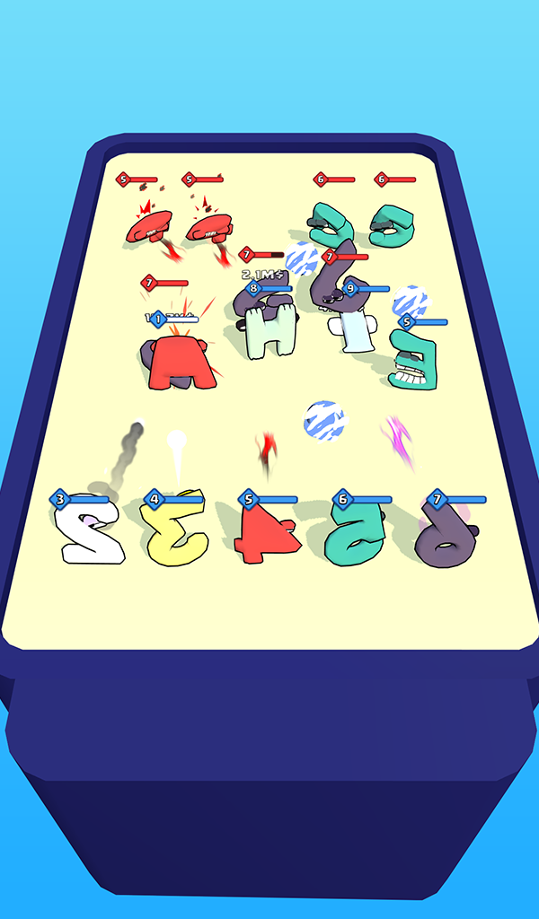 Screenshot of Merge Alphabet: Monster Fusion