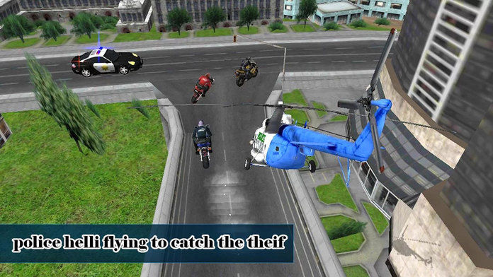 Screenshot of City Police vs Motorbike thief : Cops Challenger