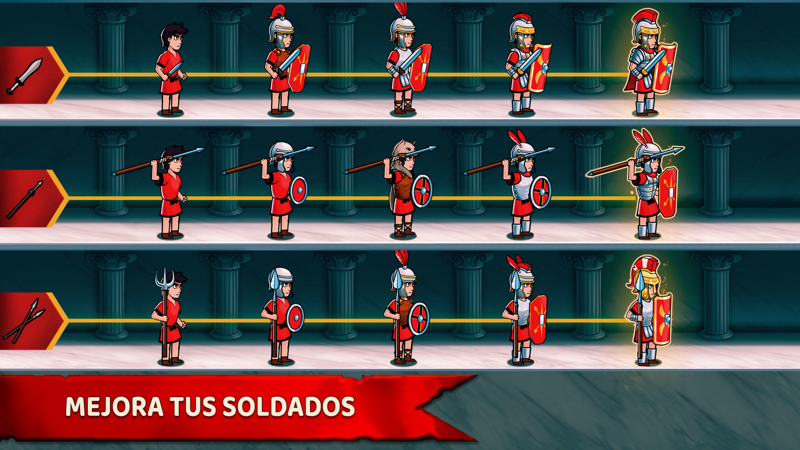 Captura de Pantalla del Juego Grow Empire: Rome
