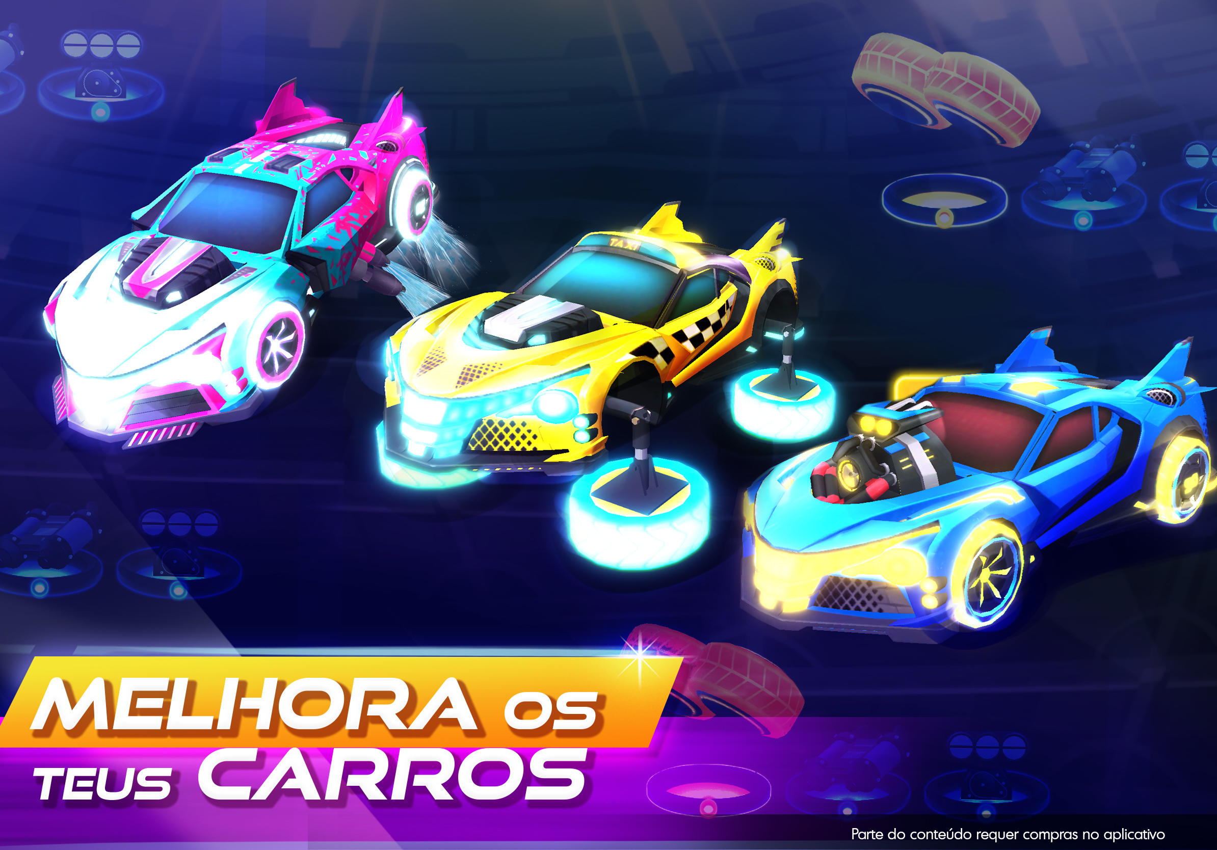 Captura de Tela do Jogo RaceCraft - Constrói e Corre