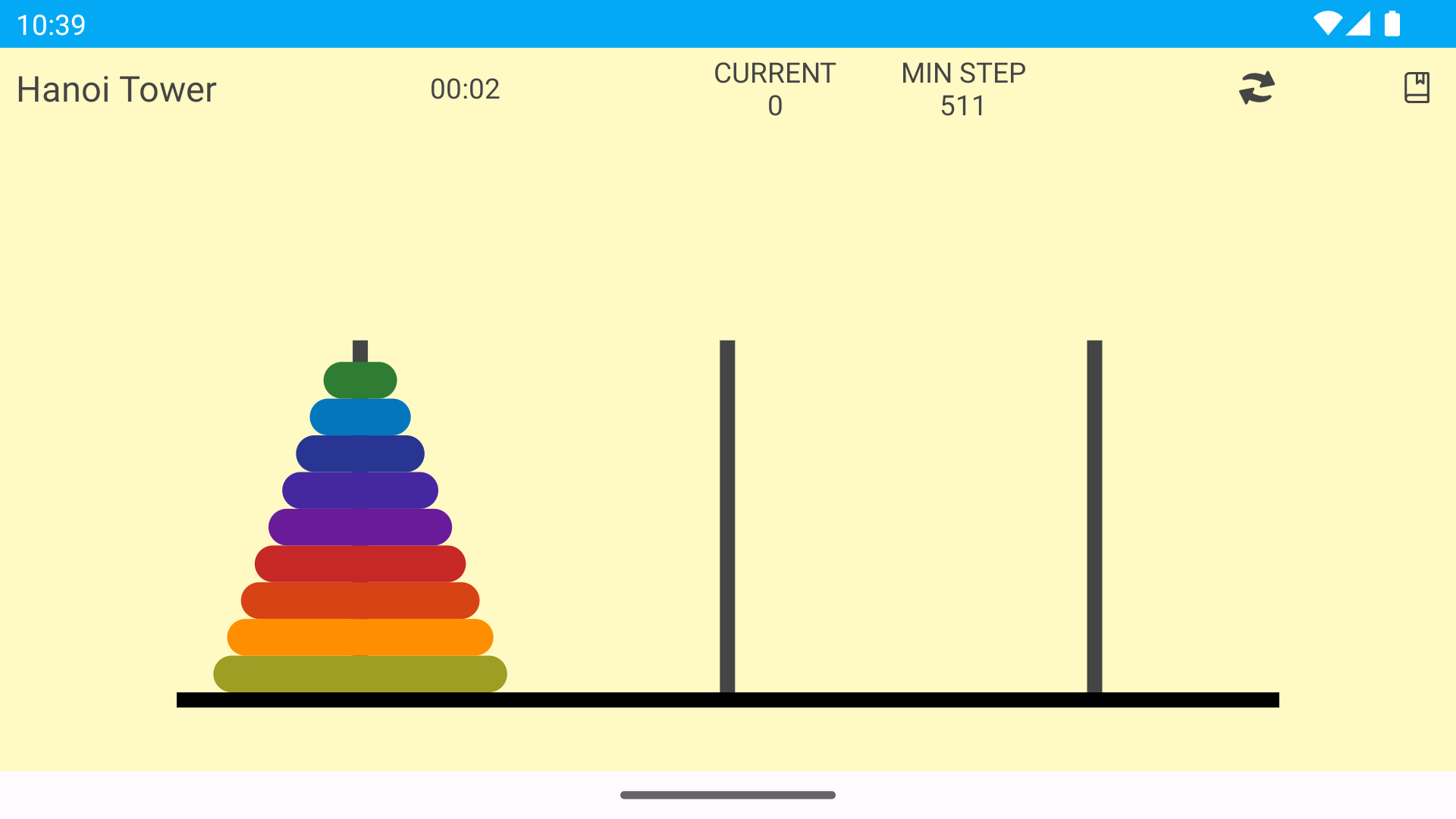 Hanoi Tower Game Screenshot