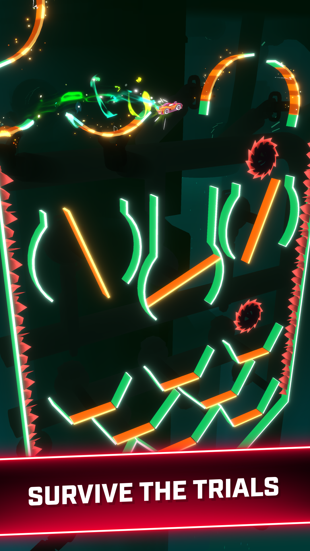 Rider Worlds - Neon Bike Races screenshot game