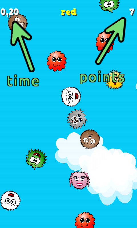 Falling Colors - Brain Teaser Game Screenshot