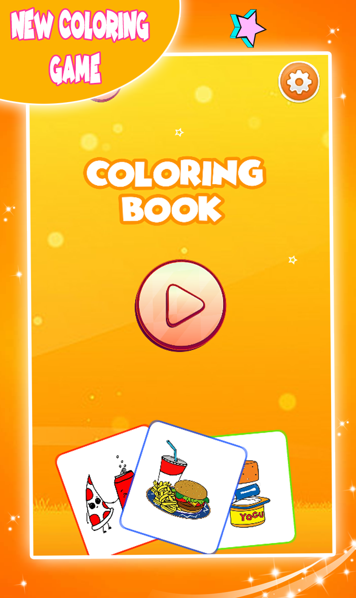 Screenshot 1 of Food Coloring Game - Learn Colors for kids 4.9