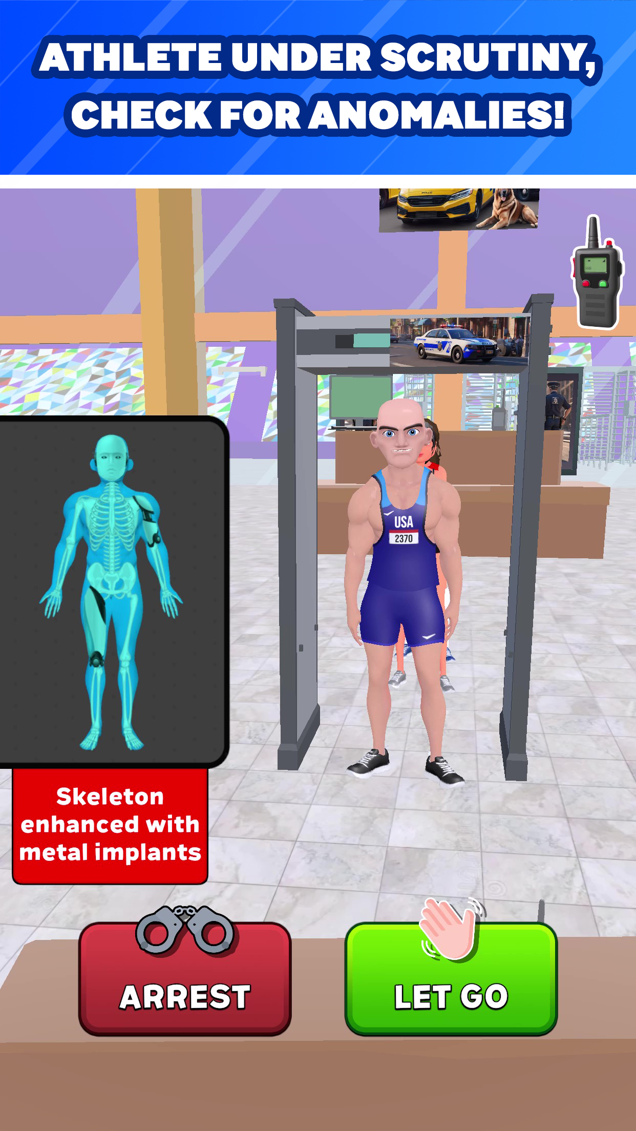 Sport Defender - Police Game Game Screenshot