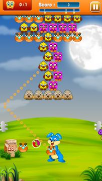Wacky Birds Bubble Shooter Game Screenshot