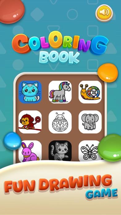 Coloring Book : Animal theme Game Screenshot