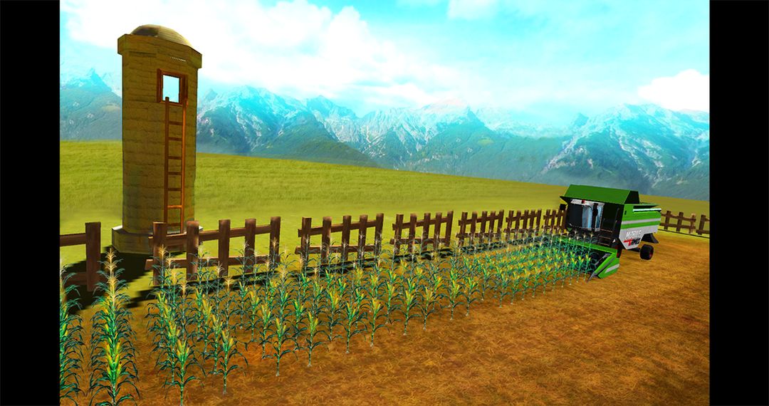 玉米收割機農業模擬器遊戲截圖