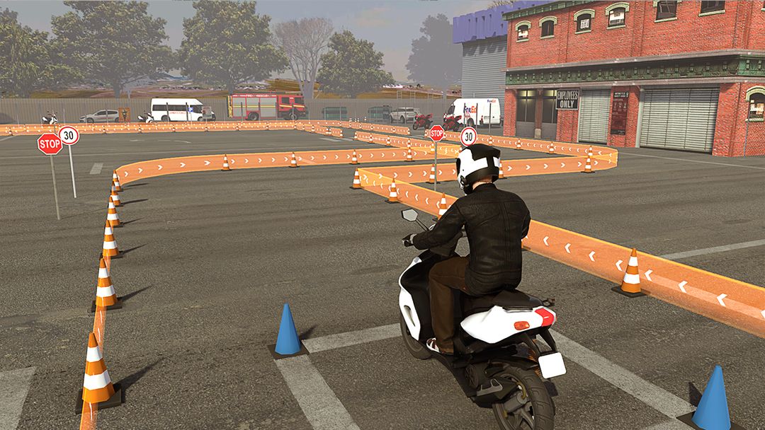 Screenshot of RX 100 Bike Game: Bike Parking