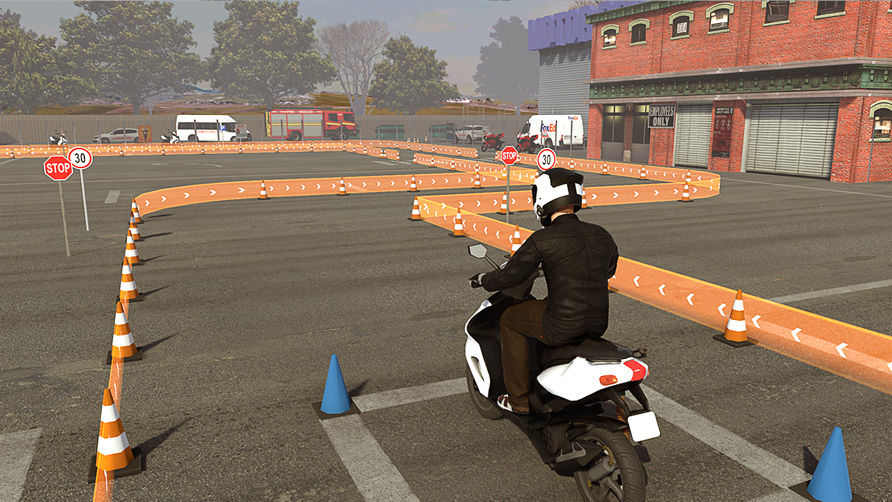 RX 100 Bike Game: Bike Parking Game Screenshot