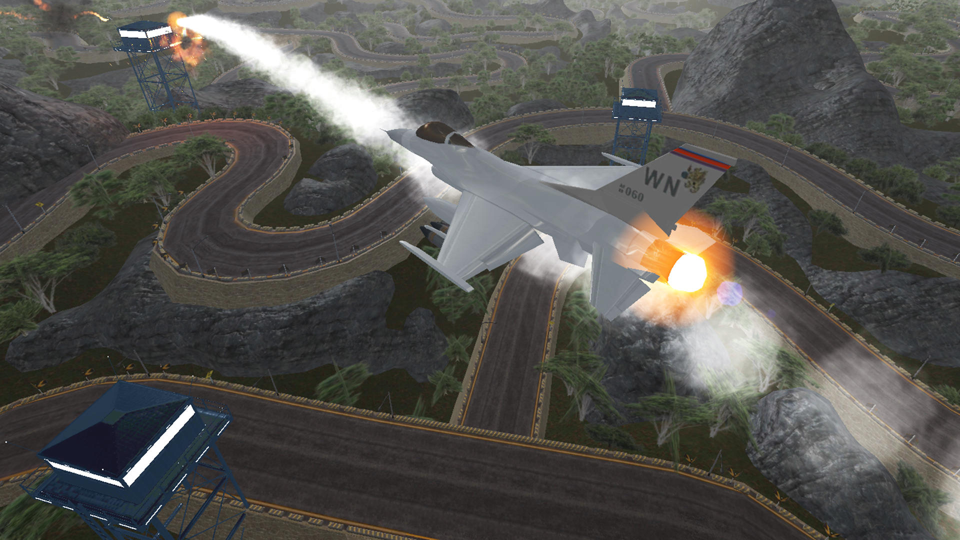 F16 Fighter Jet Games ภาพหน้าจอเกม