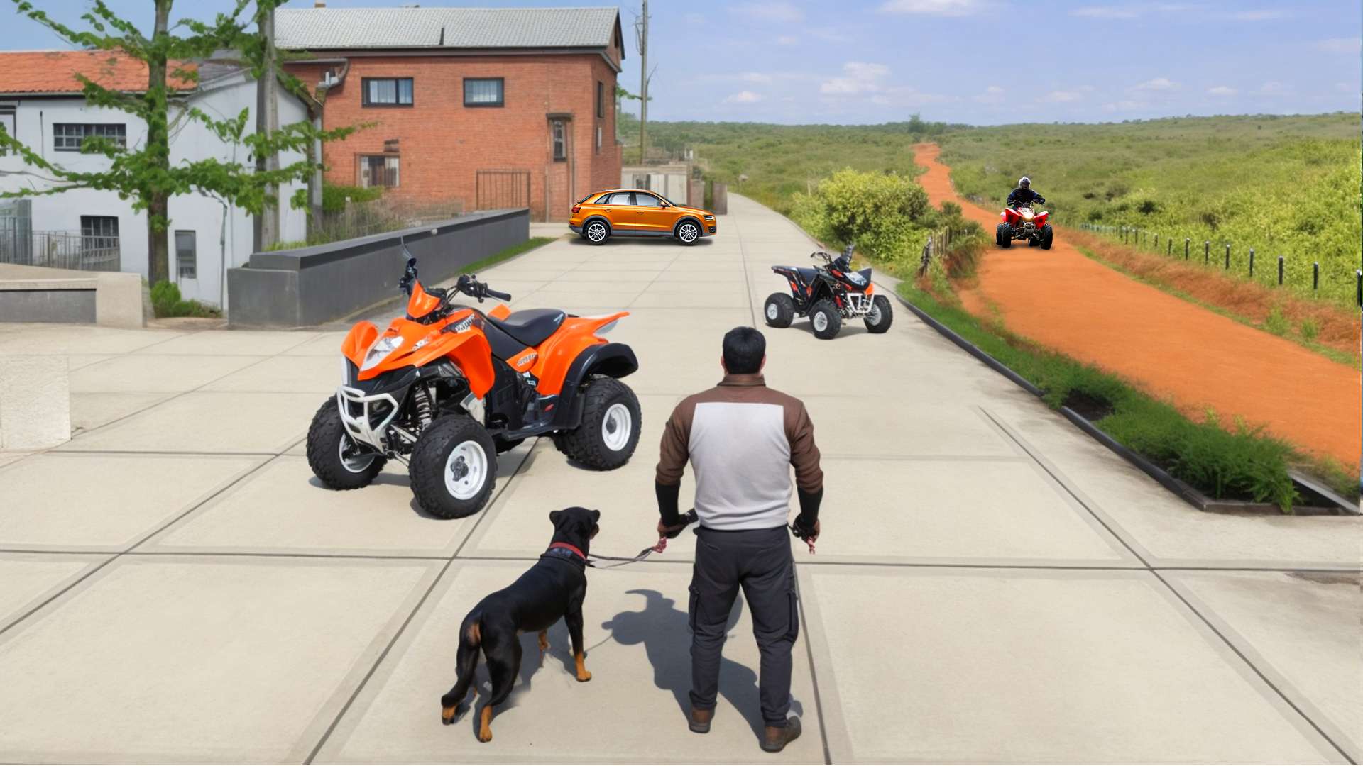 ATV Quad Bike Driving 4x4 Game Game Screenshot