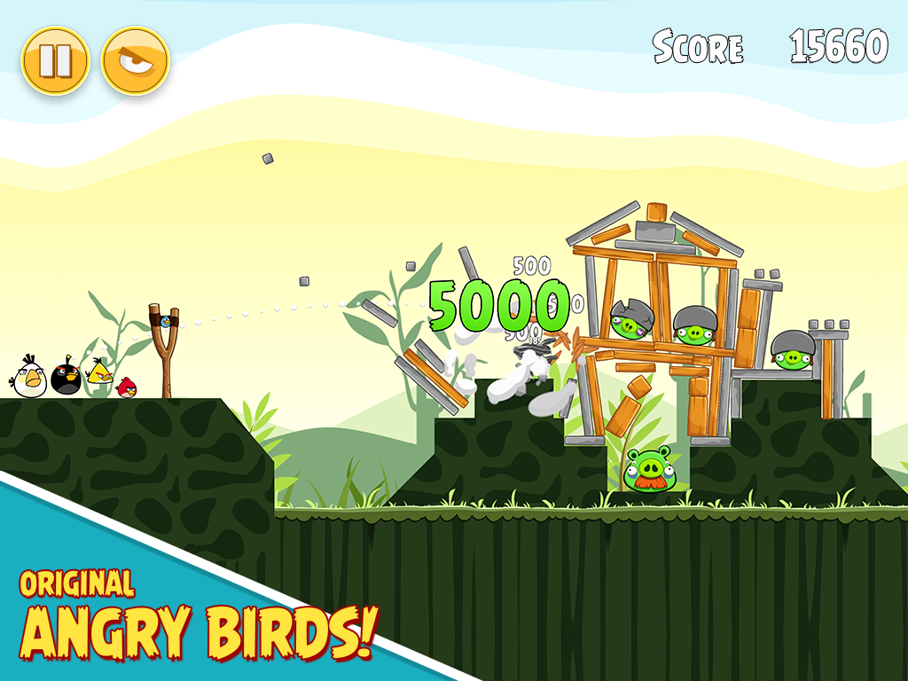 Screenshot of Angry Birds for Automotive