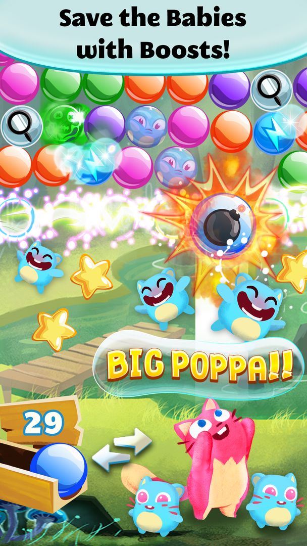 Screenshot of Bubble Mania: Valentines Day