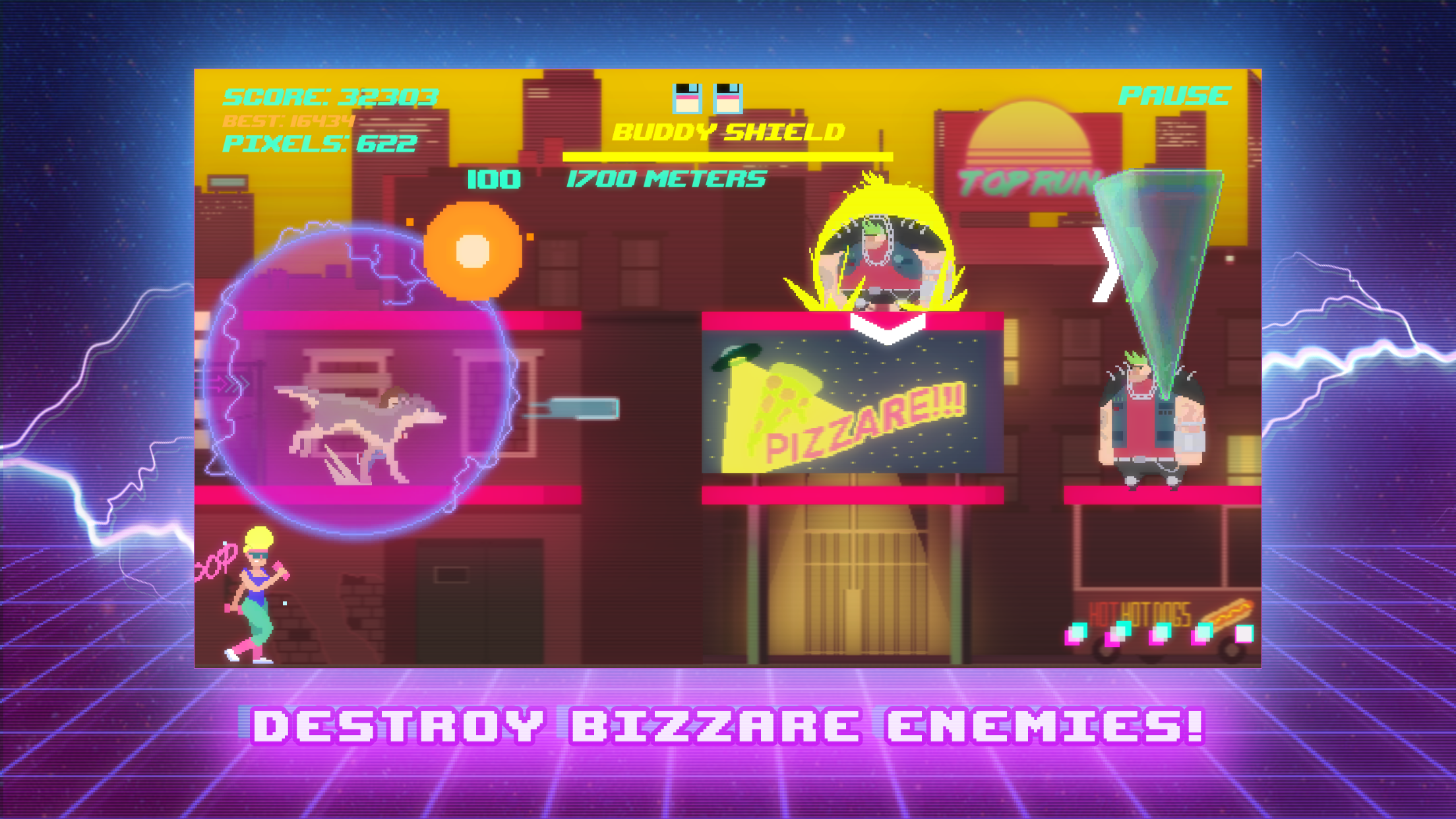 Screenshot 1 of การวิ่งยอดนิยม: Retro Pixel Adventure 1.4.3